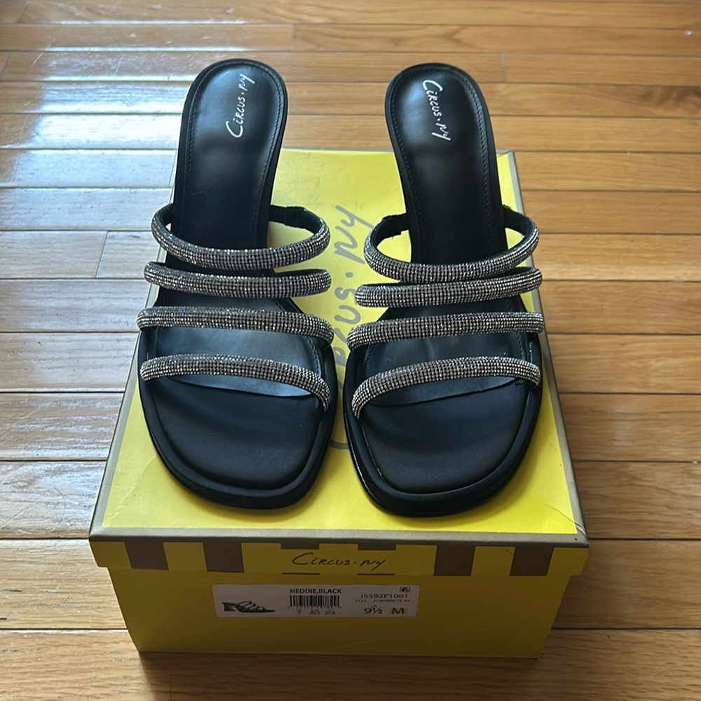 Circus By Sam Edelman Heddie Heels Black Size 9.5